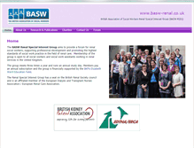 Tablet Screenshot of basw-renal.co.uk